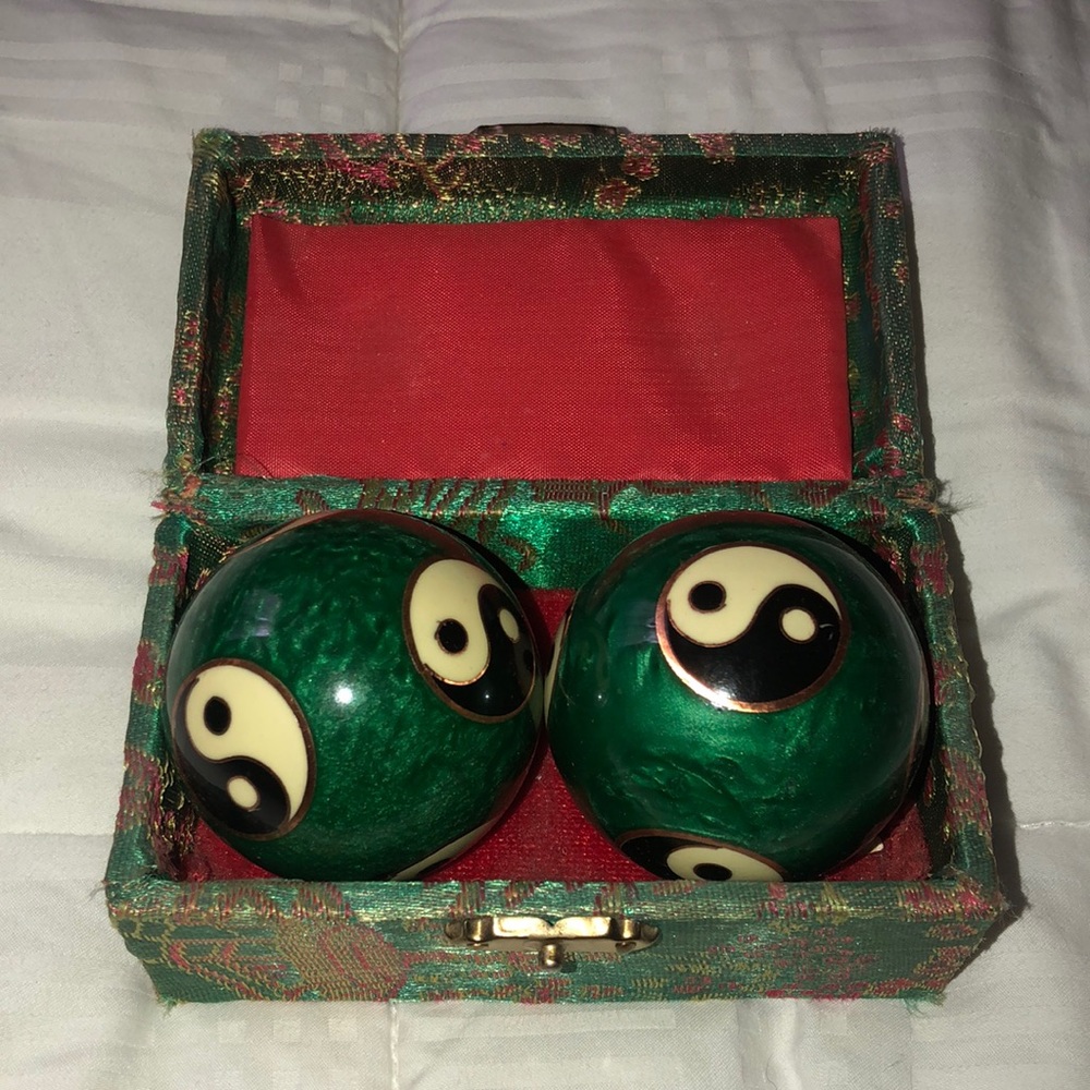 Chinese ying yang meditation balls Last call
